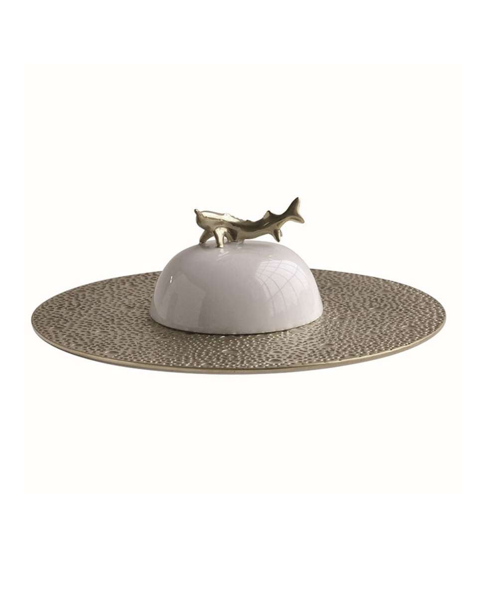 Ecume Platinum Caviar Set, Large